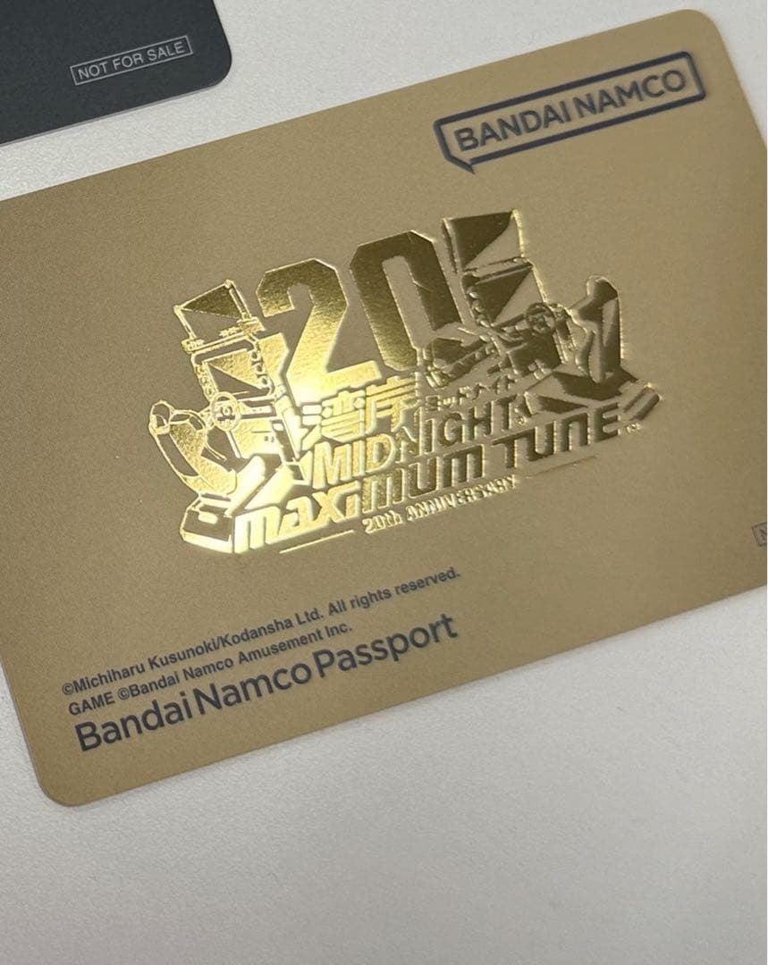 湾岸6RR+ 限定パナパスカード　ゴールド