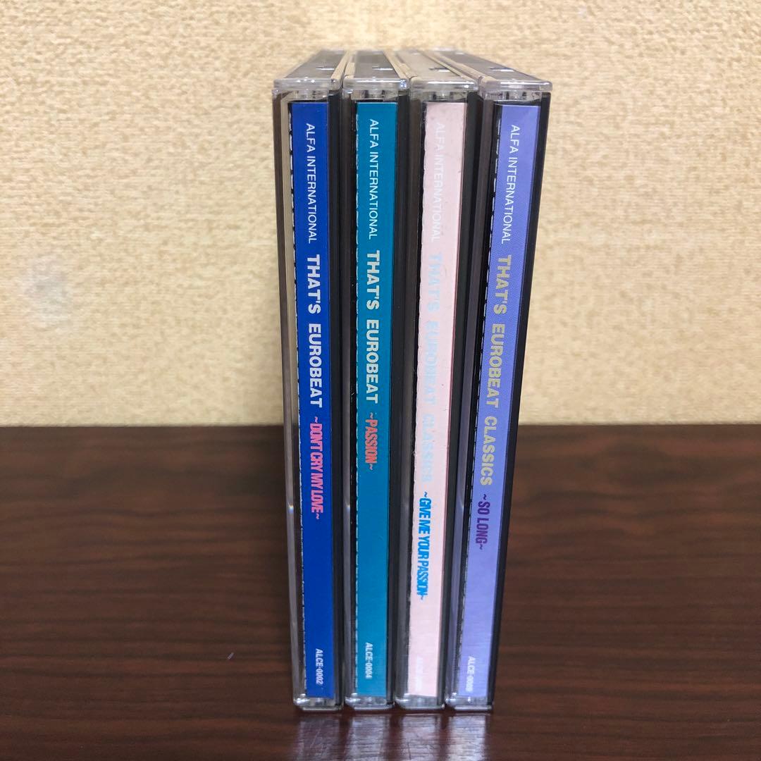 CD☆4枚／ザッツ・ユーロビート・クラシックス／アルファミュージック／帯あり