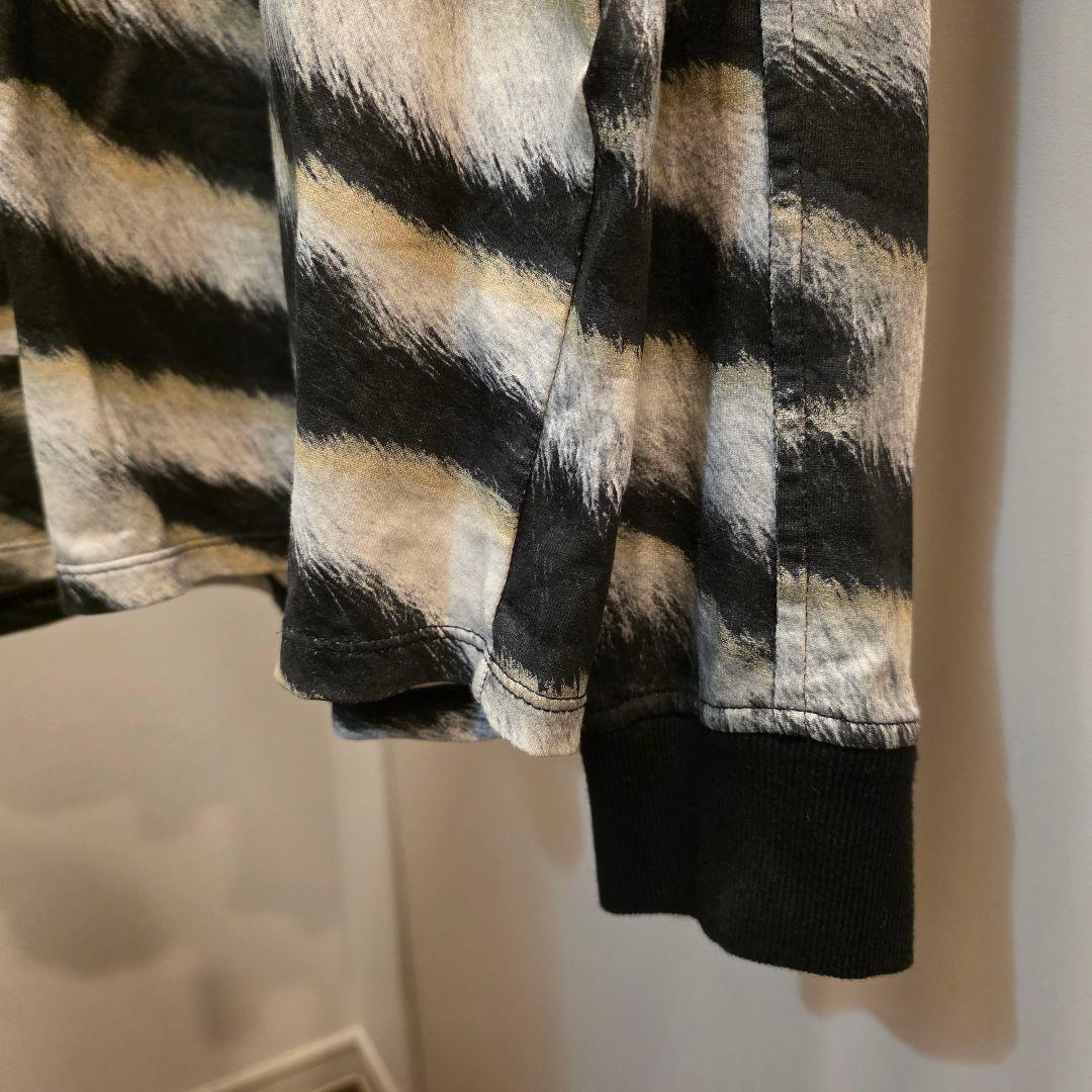 STONE  ゼブラ柄 長袖カットソー