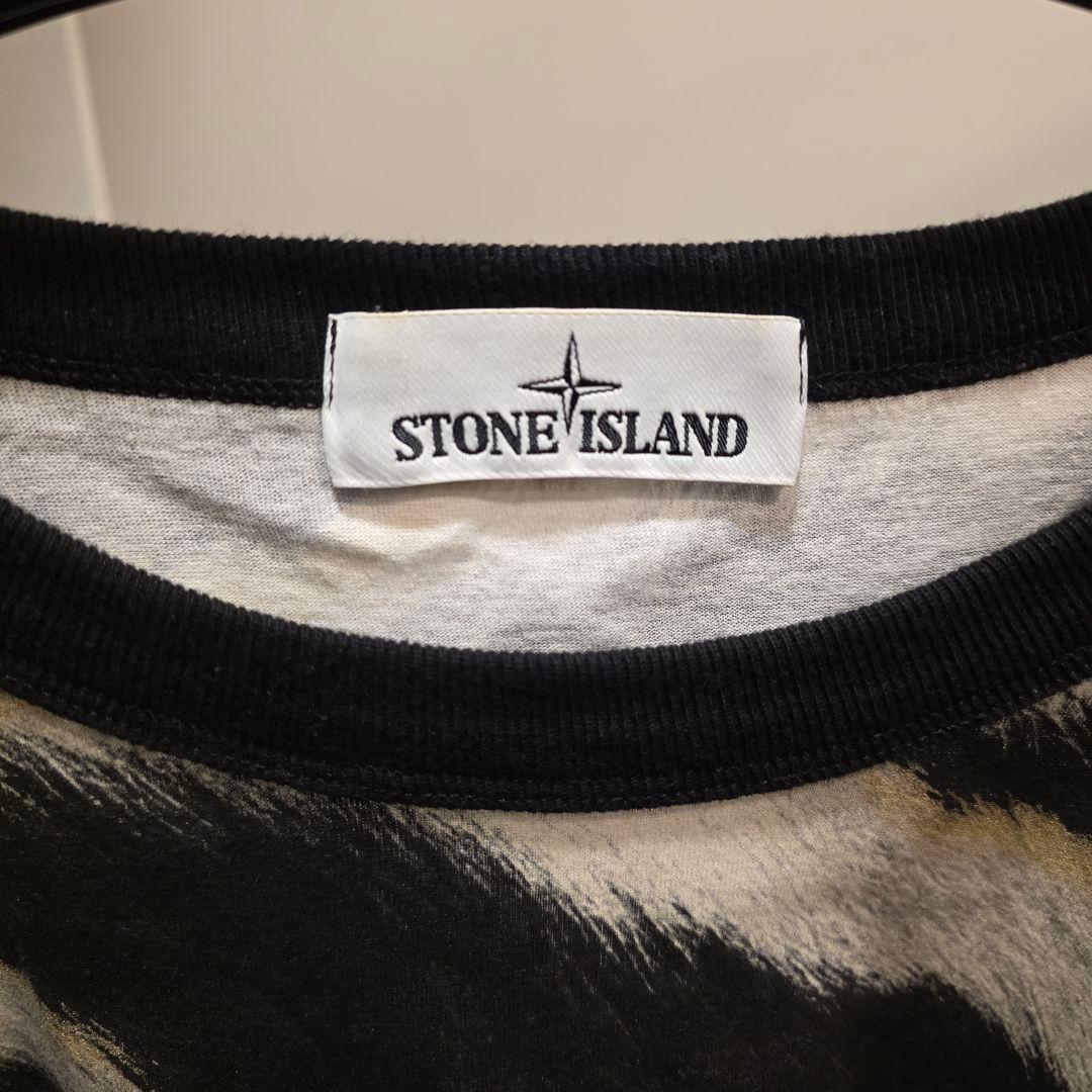 STONE  ゼブラ柄 長袖カットソー