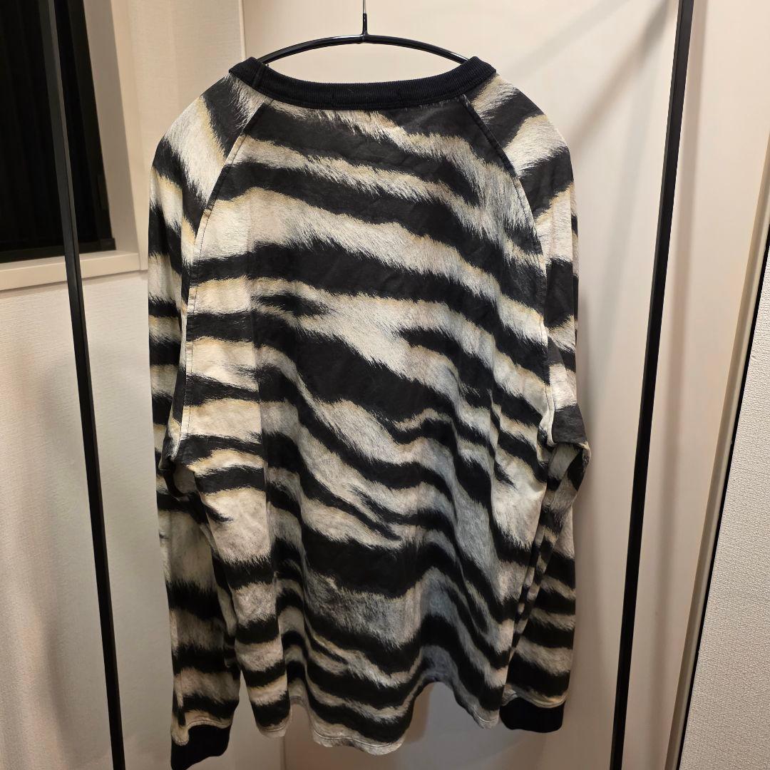 STONE  ゼブラ柄 長袖カットソー