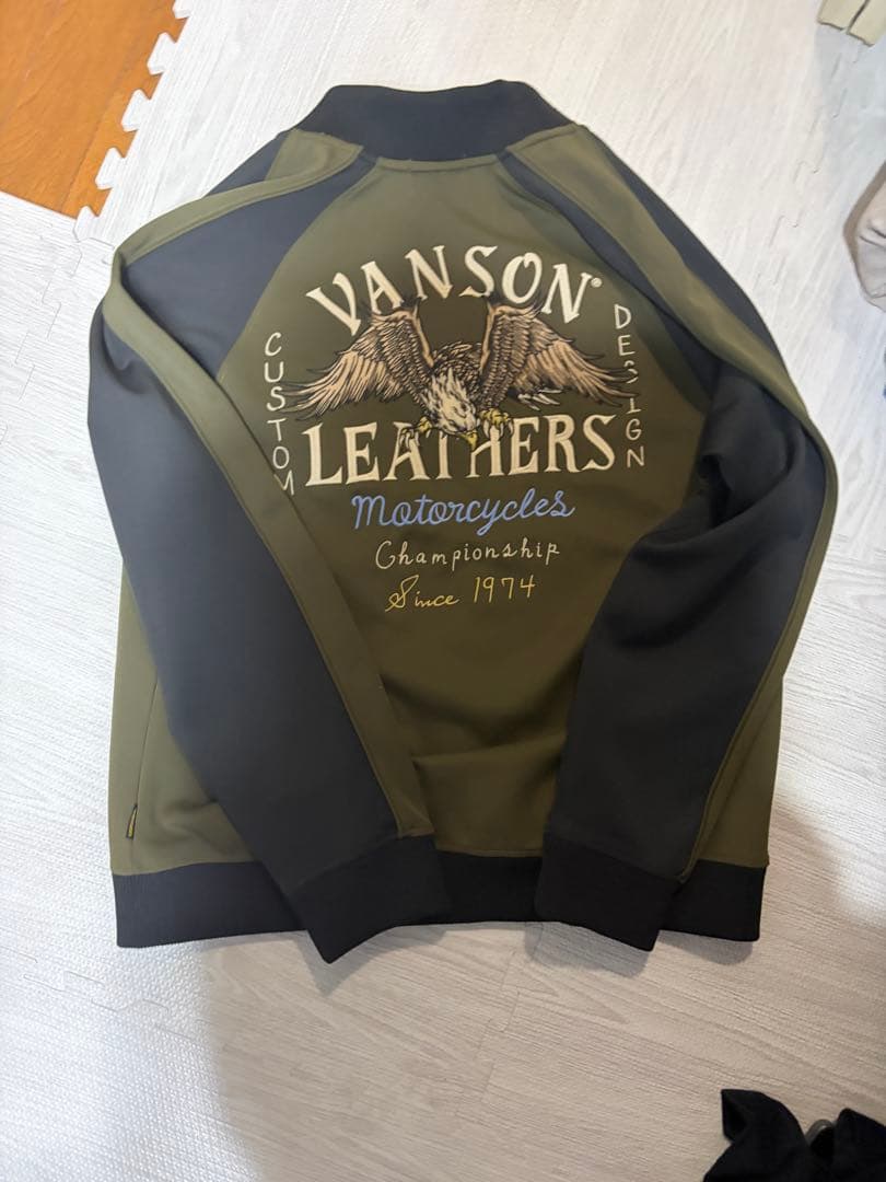 VANSON 刺繍 ジャケット XL イーグル バイカー アメカジ
