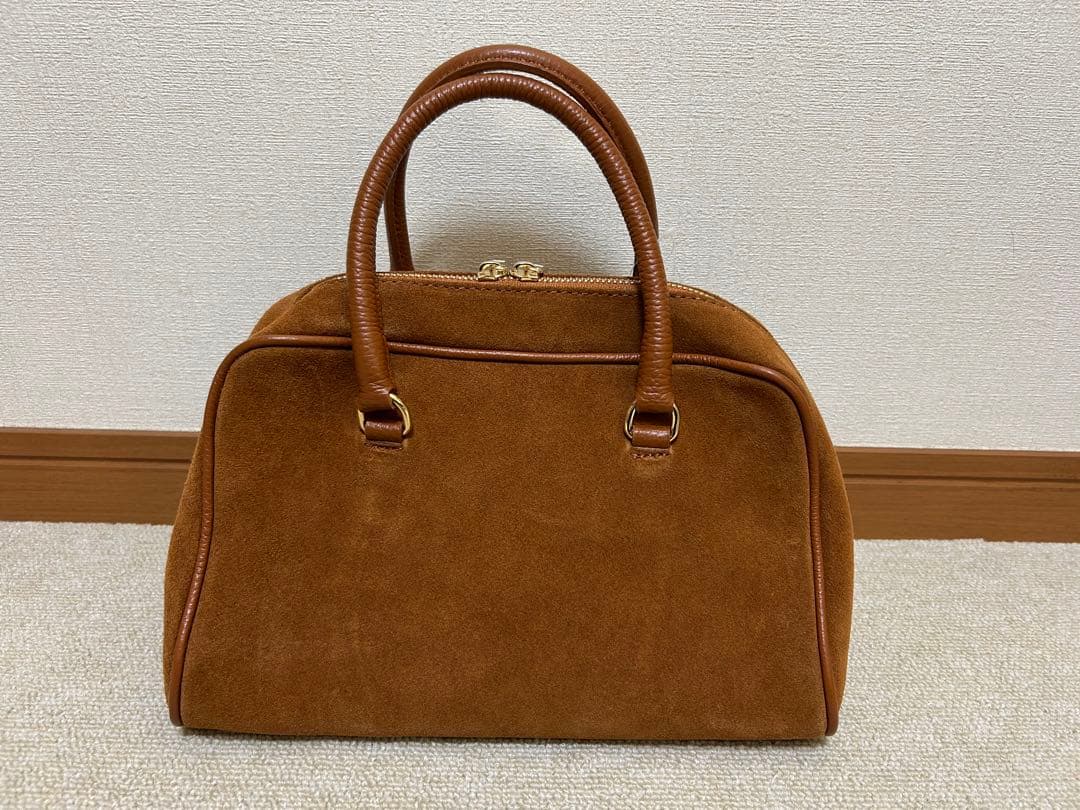 AULENTTI オウレンティ スエードボストンバッグ　スピックアンドスパン