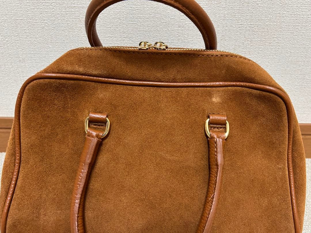 AULENTTI オウレンティ スエードボストンバッグ　スピックアンドスパン