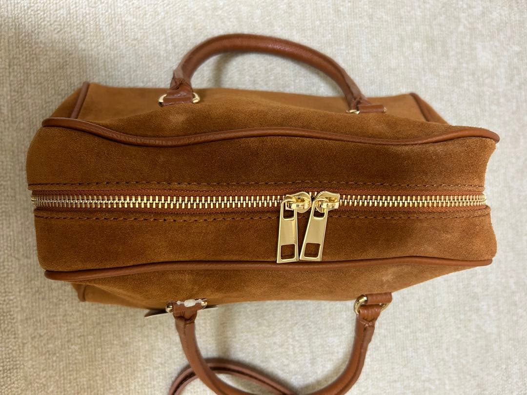 AULENTTI オウレンティ スエードボストンバッグ　スピックアンドスパン