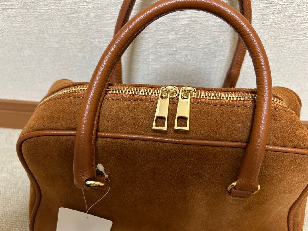 AULENTTI オウレンティ スエードボストンバッグ　スピックアンドスパン