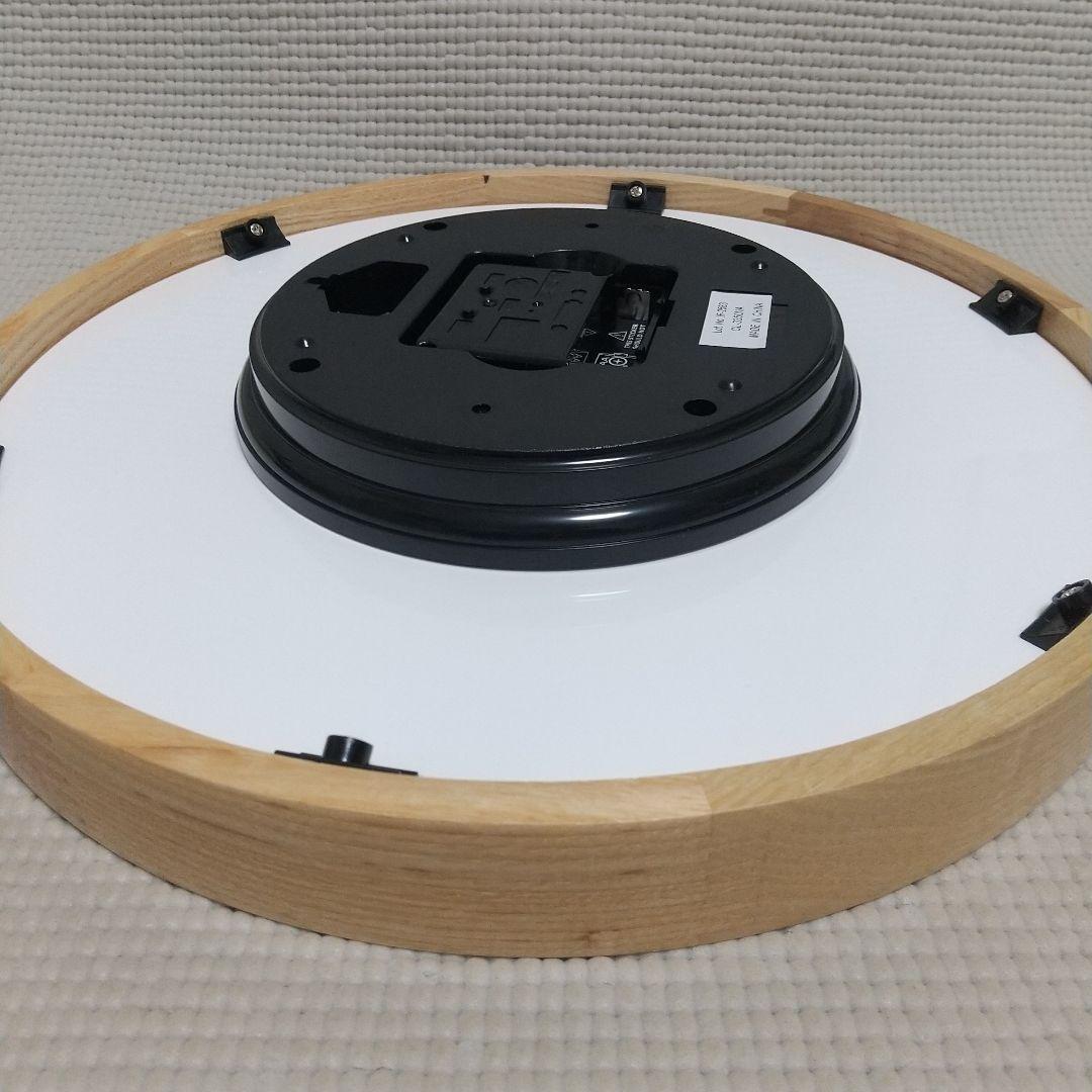 木製の針♪浮いてる数字『Oland オラント』 電波時計 インターフォルム社