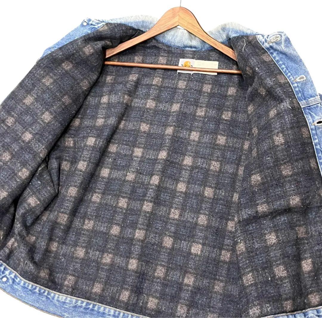 専用80s Carhartt/USA製/ブランケット/Gジャン/星タグ