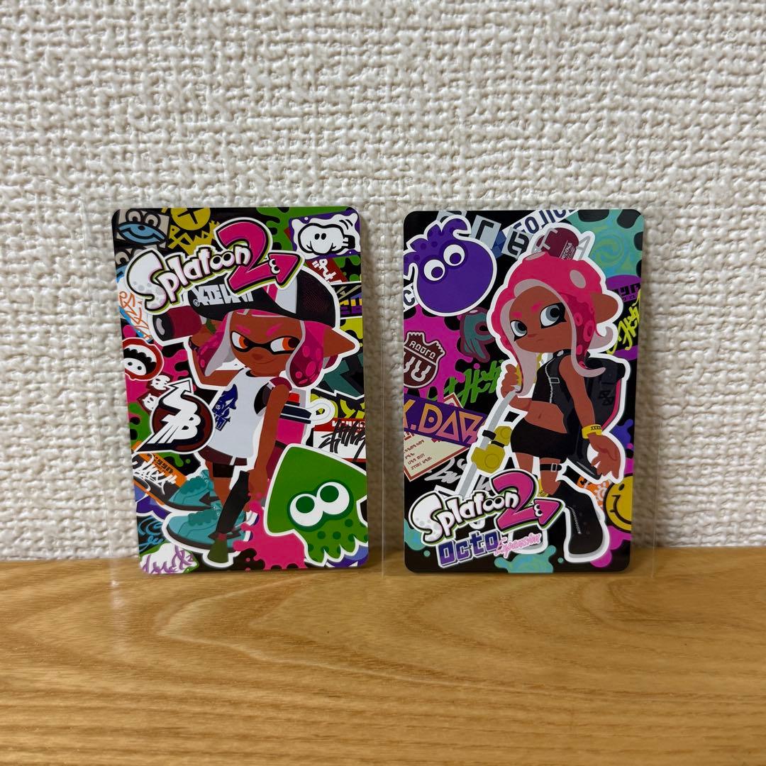 スプラトゥーン2 ダウンロードカード 2枚セット　【シリアルコード使用済み】