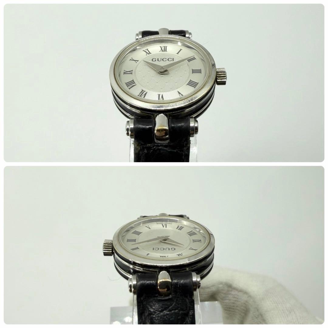 【稼働/純正】グッチ 2040L 腕時計 サイドシェリー ローマン レディース