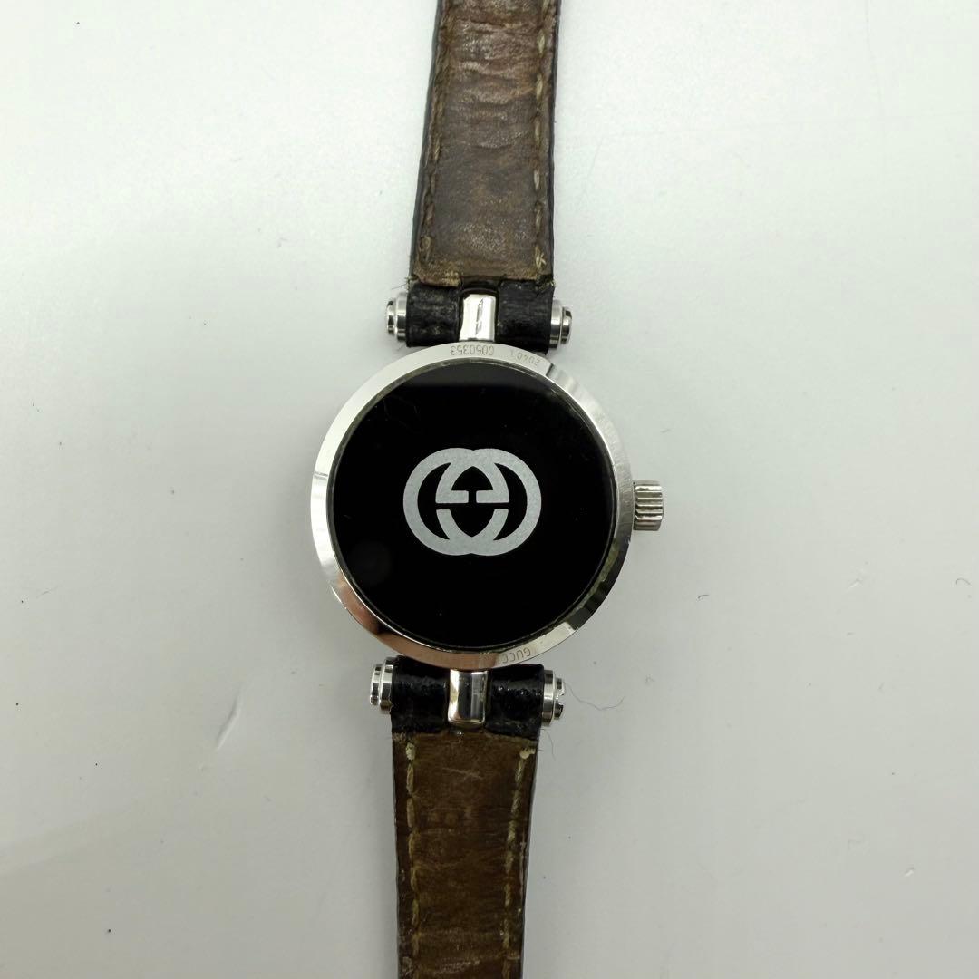 【稼働/純正】グッチ 2040L 腕時計 サイドシェリー ローマン レディース