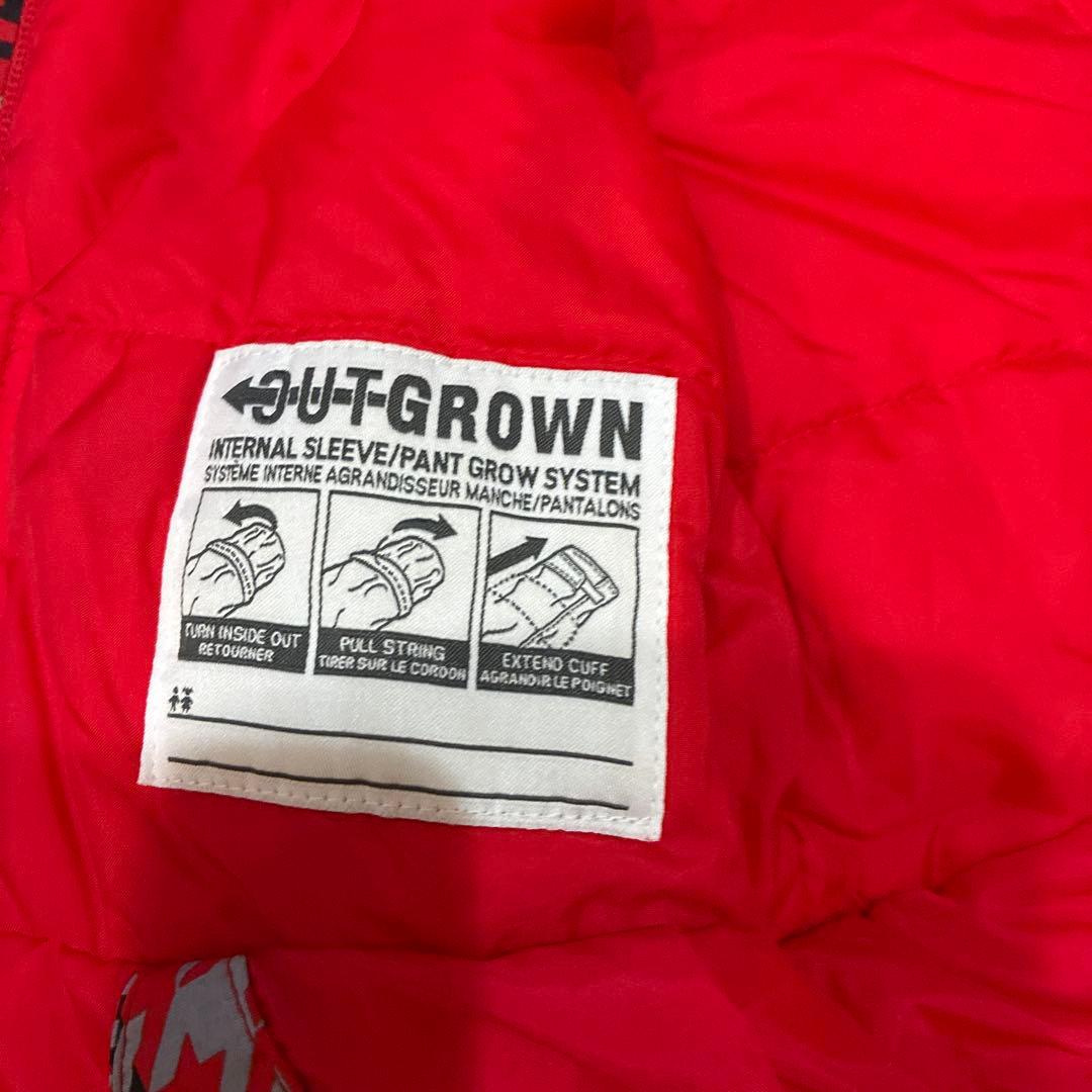 Columbia 子供用スキーウェア XXS 赤黒