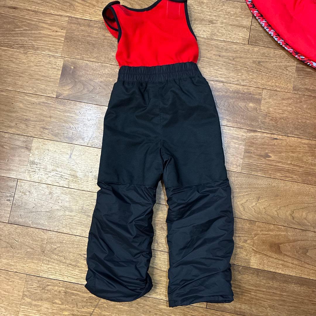 Columbia 子供用スキーウェア XXS 赤黒