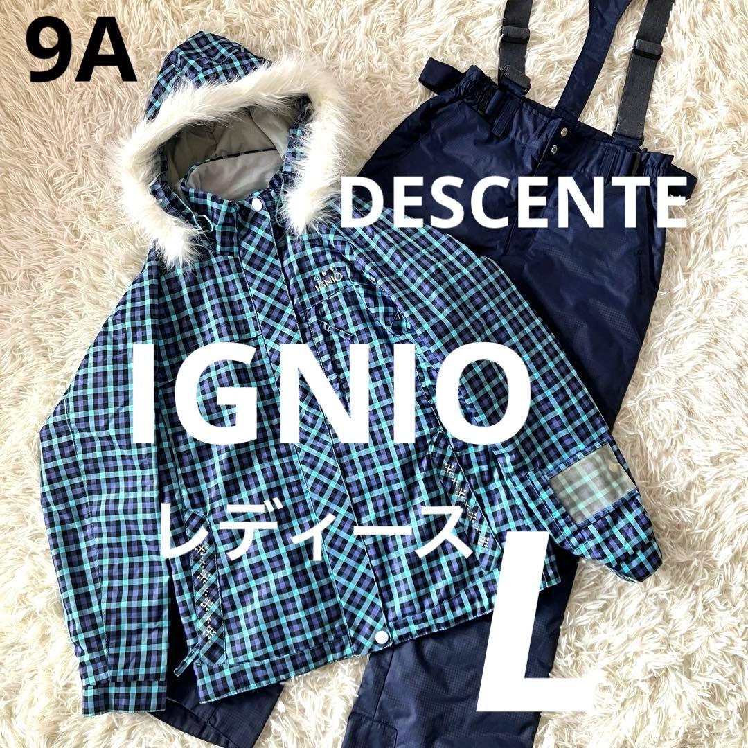 #9A✨IGNIO✨スキー スノボ ウェア 上下 レディースL