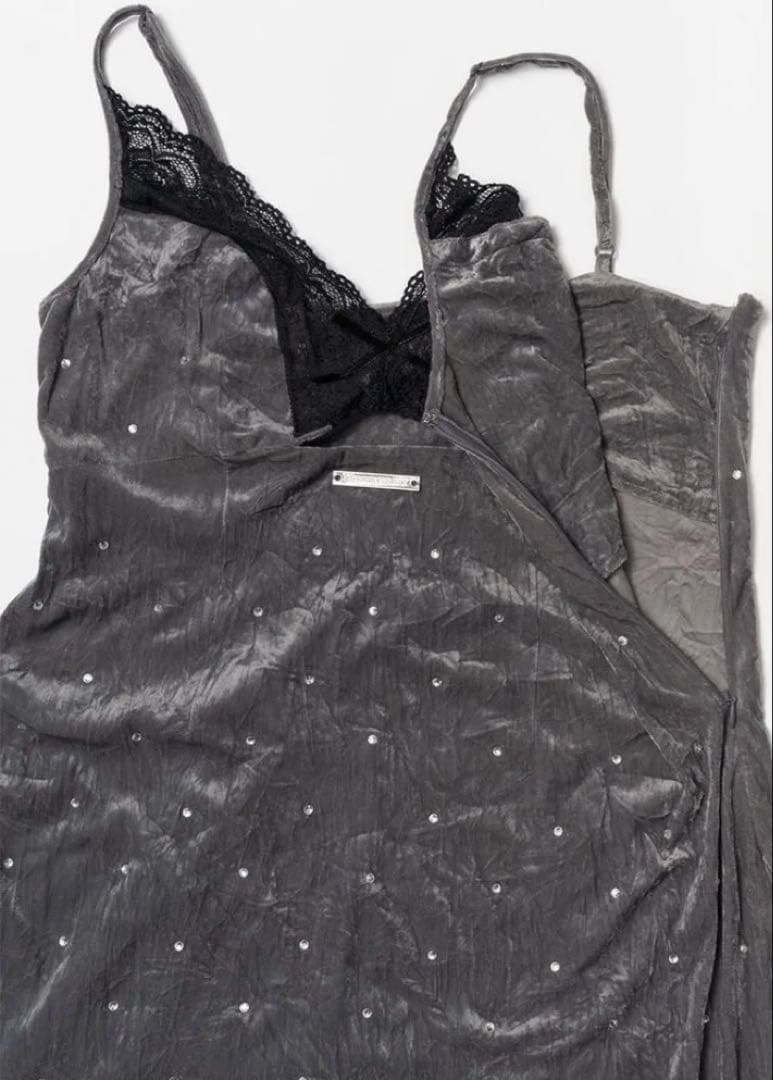 PRANK PROJECT クリスタルベロアキャミドレス