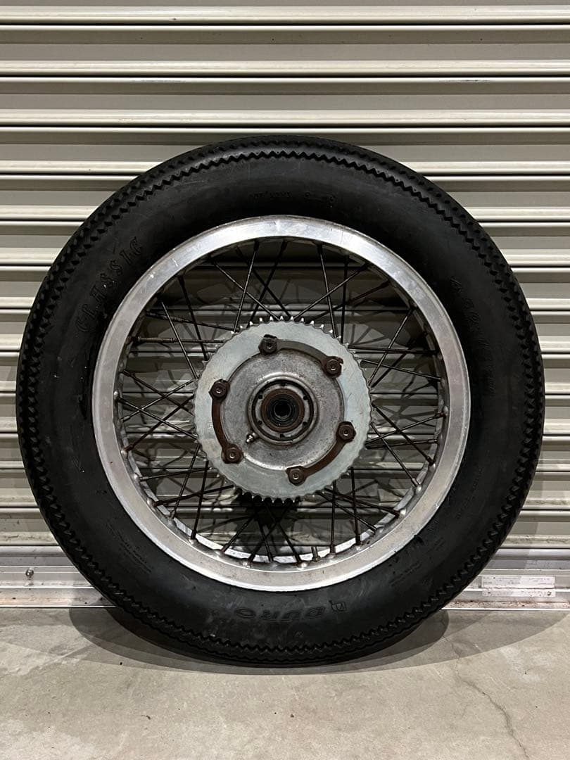 SR400 SR500 AKRONT アクロン Hリム リアホイール　チョッパー