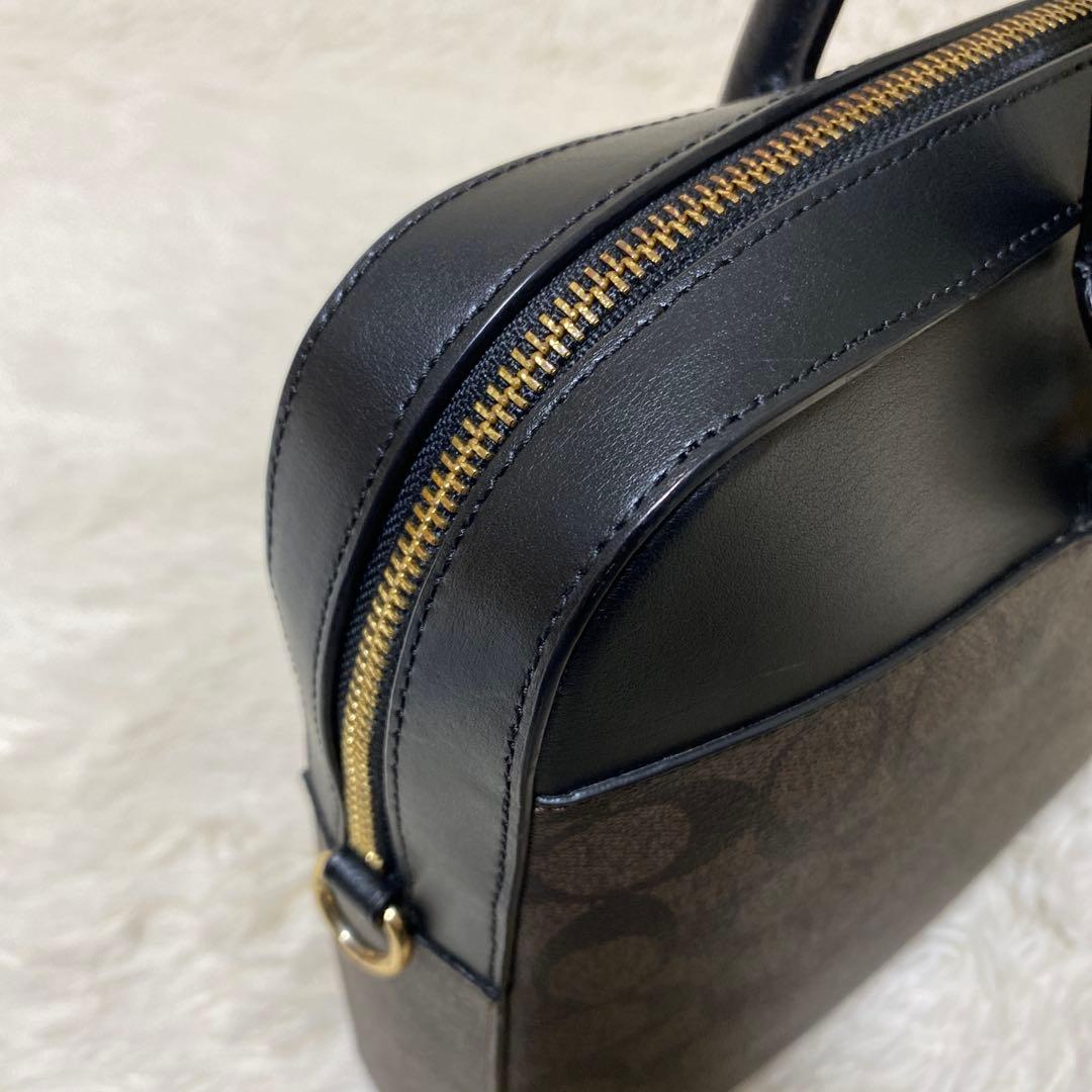 コーチ COACH シグネチャー ハンドバッグ A4可　ビジネスバッグ男女兼用