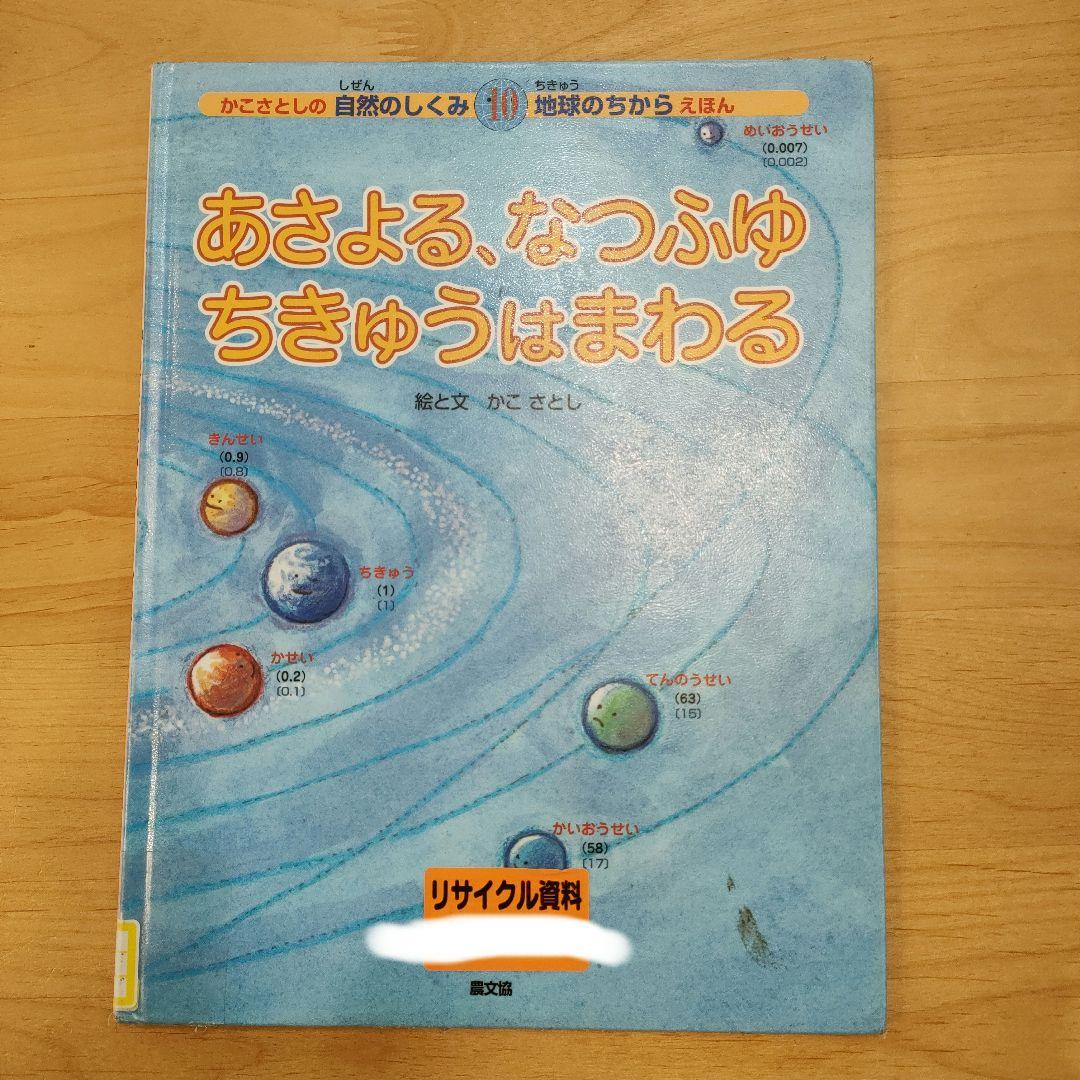 かこさとし　自然のしくみ地球のちからえほん 4冊セット 絶版 初版 絵本