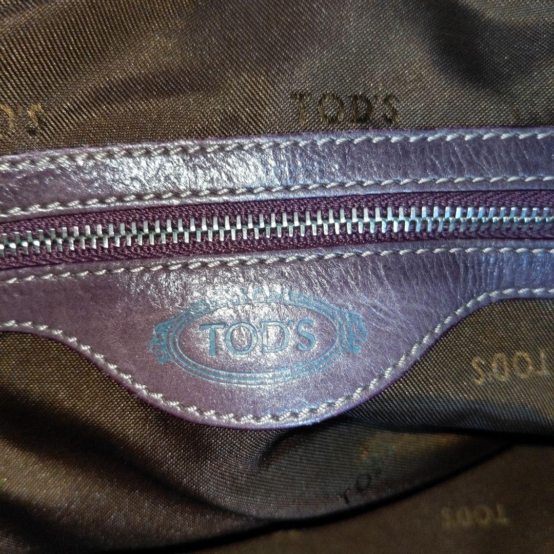 ci28. TOD'S 2way ショルダーバッグ 牛革