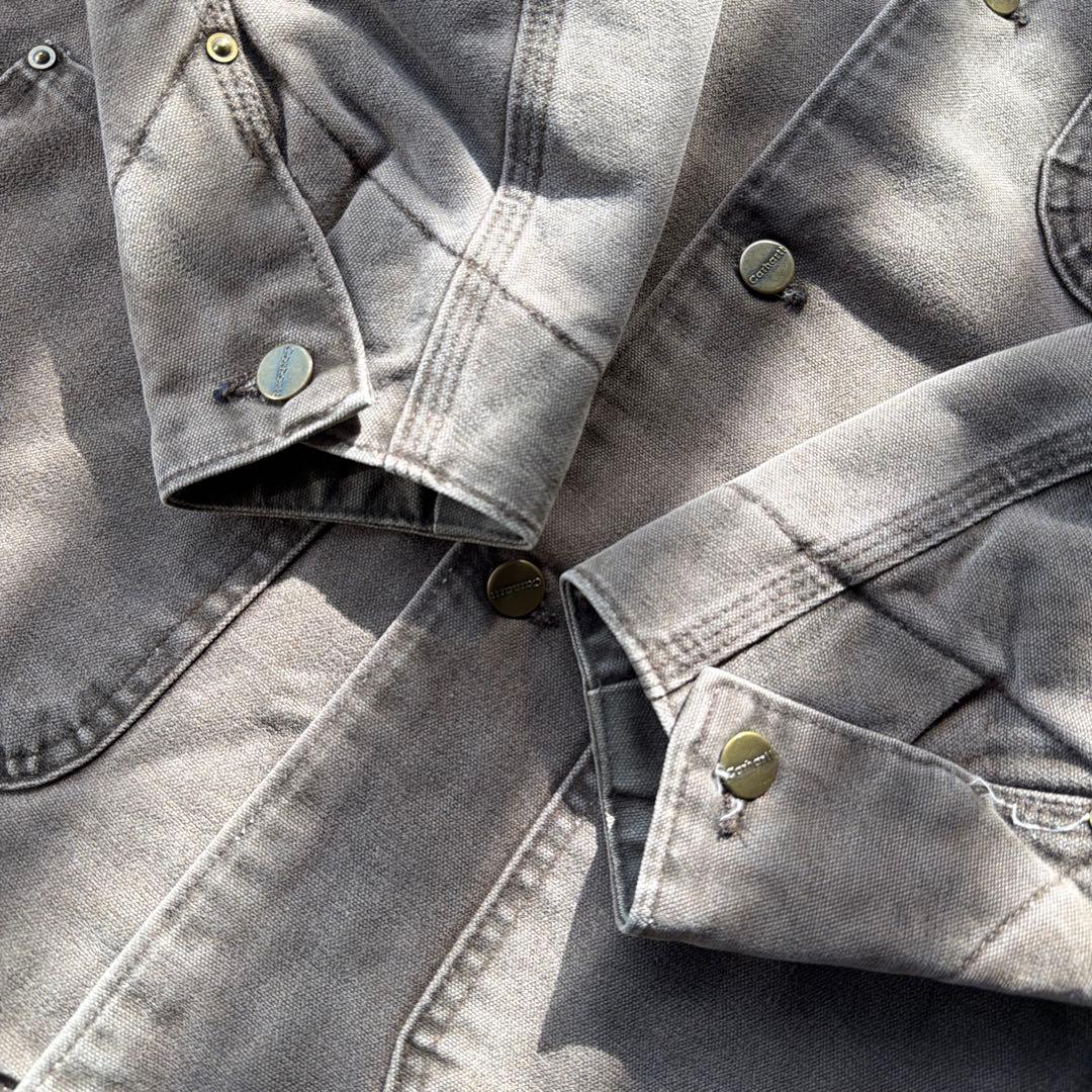 Carhartt ミシガンチョアコート USA製 ブラウングレー