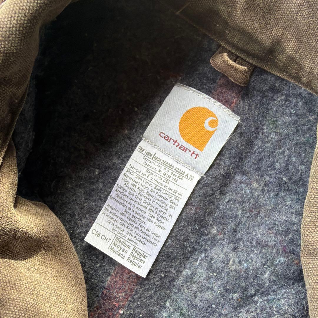 Carhartt ミシガンチョアコート USA製 ブラウングレー