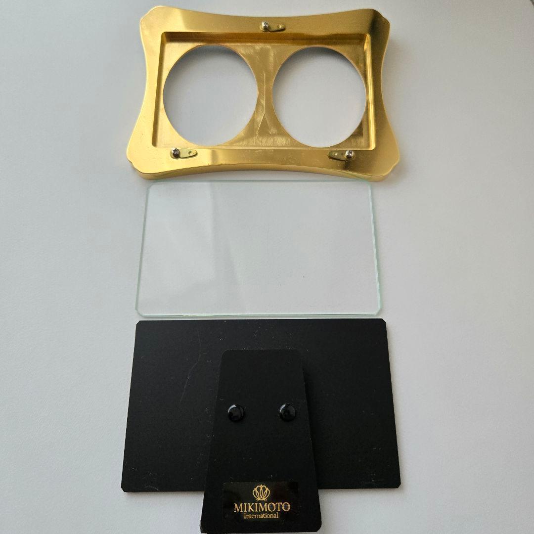 d*i様 【美品】MIKIMOTO クリスタルラッカー フォトフレーム グリーン