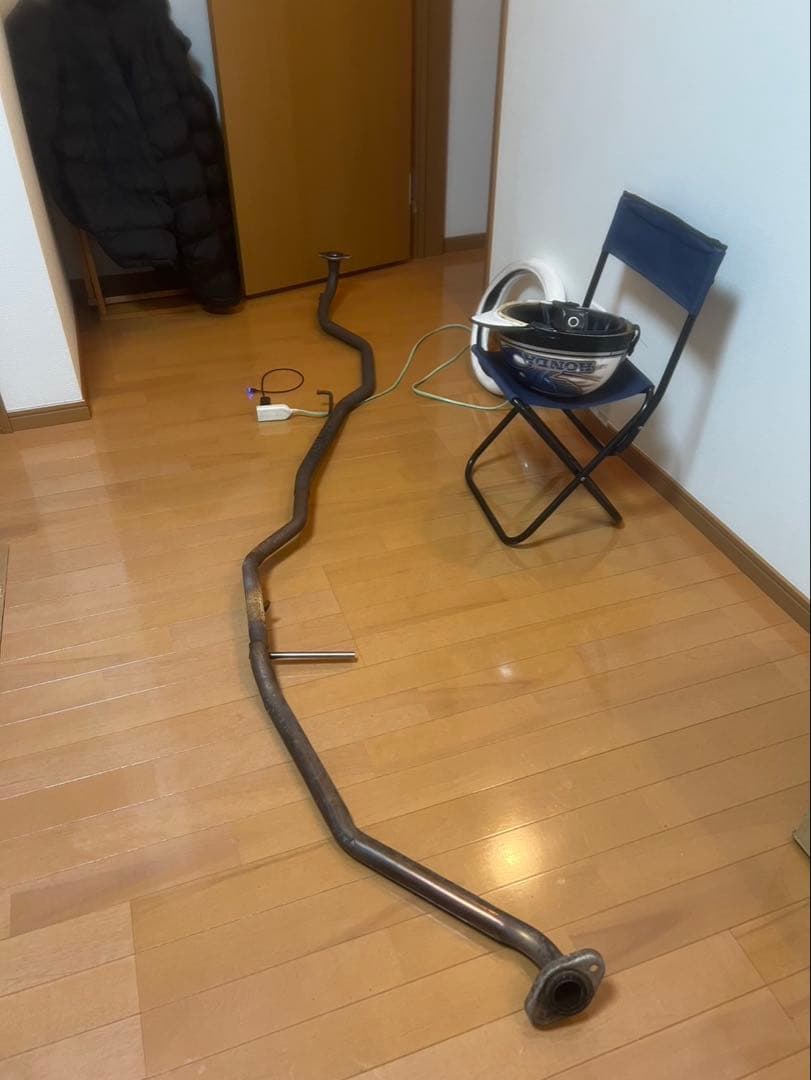 に　タント　l375s フルストレートマフラー