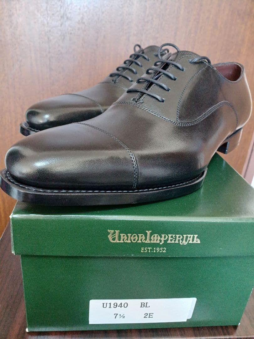 未使用 UNIONlMPERIAL プレステージ U1940 黒 7.5EE