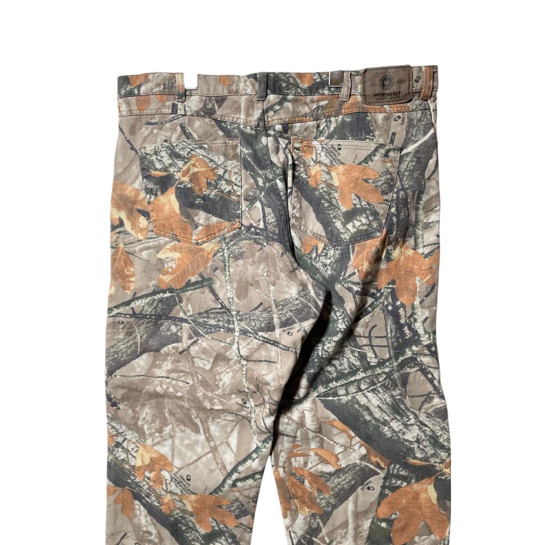 極太 バギー ラングラー 迷彩 リアルツリーカモ デニムパンツ W40 L30