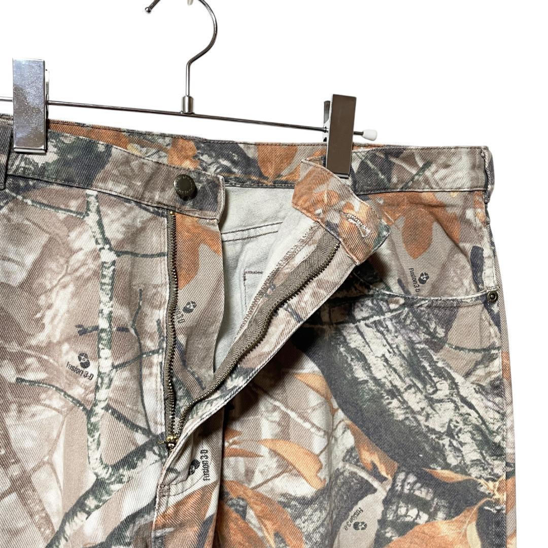 極太 バギー ラングラー 迷彩 リアルツリーカモ デニムパンツ W40 L30