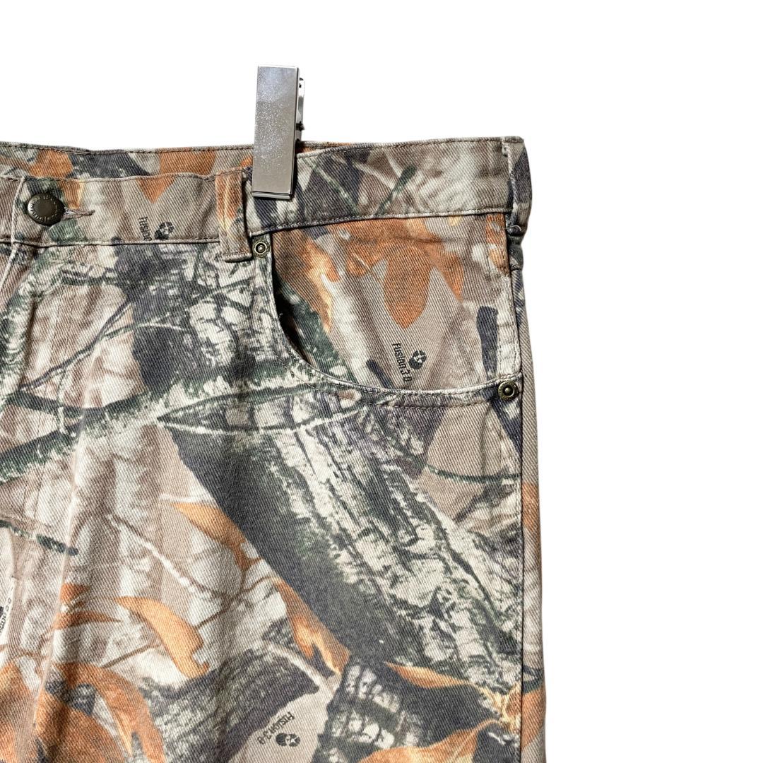 極太 バギー ラングラー 迷彩 リアルツリーカモ デニムパンツ W40 L30