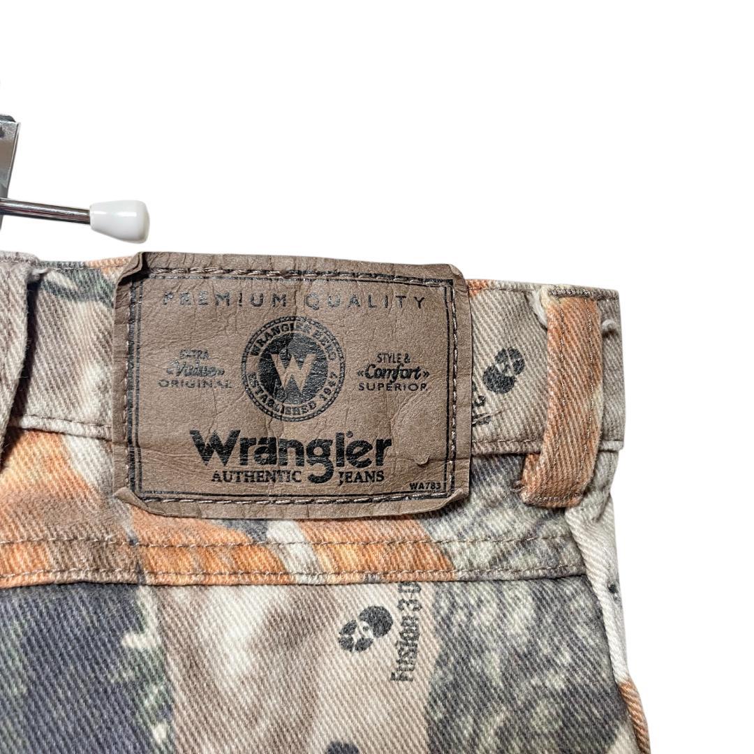 極太 バギー ラングラー 迷彩 リアルツリーカモ デニムパンツ W40 L30