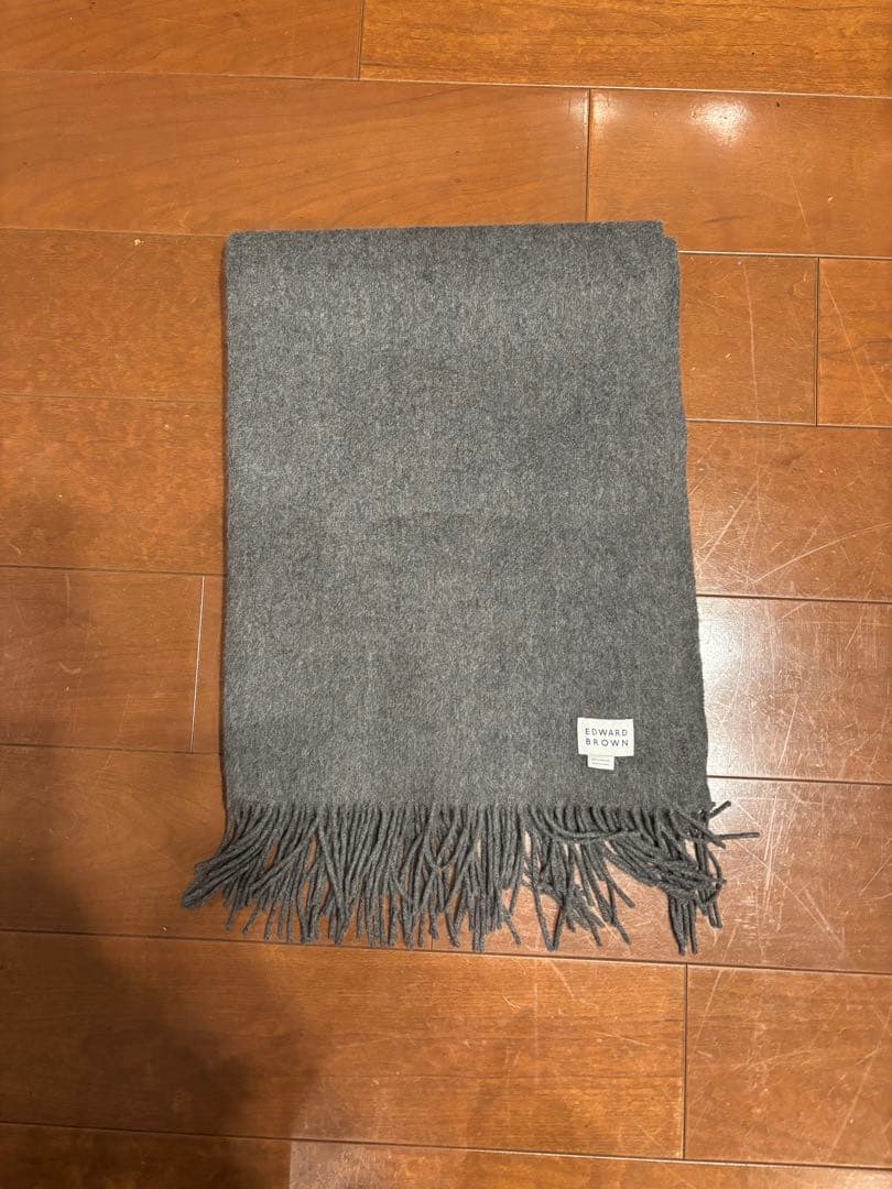 EDWARD BROWN グレー マフラー