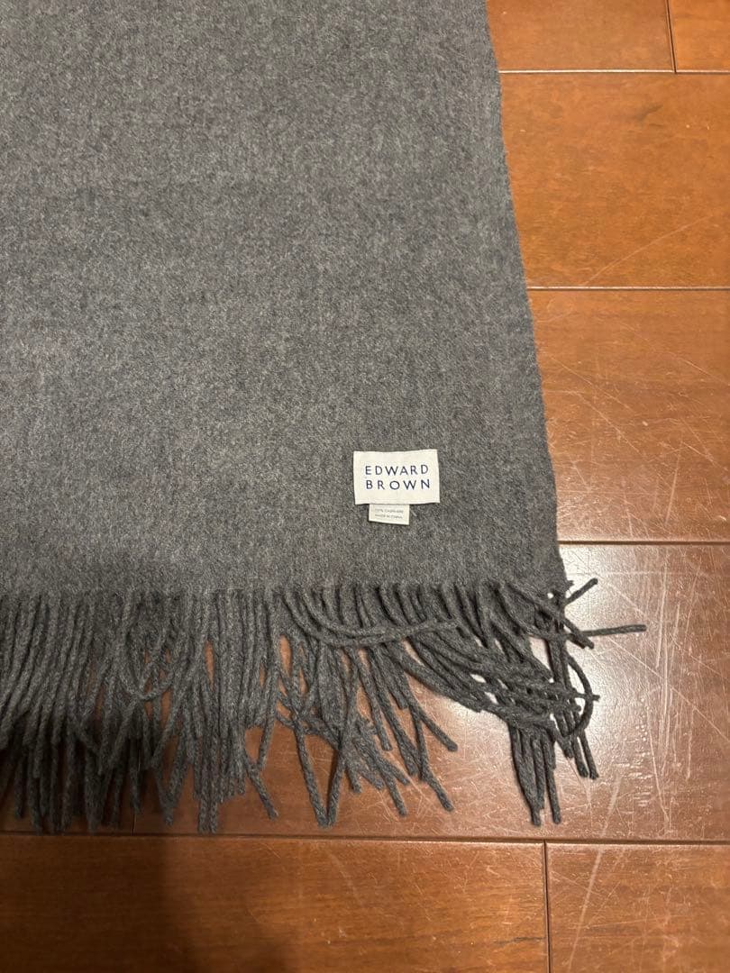 EDWARD BROWN グレー マフラー