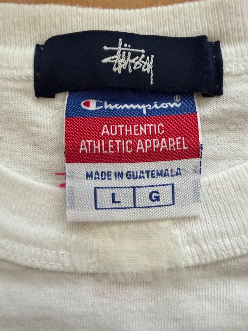 STUSSY チャンピオンコラボ 大阪チャプト限定 TシャツLサイズ