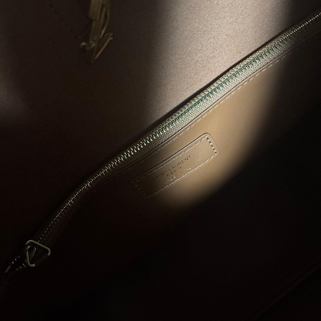 SAINT LAURENT ブラウンショルダーバッグ並行輸入品