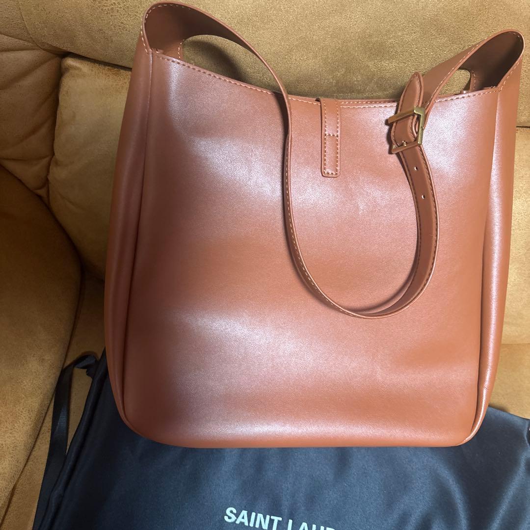 SAINT LAURENT ブラウンショルダーバッグ並行輸入品