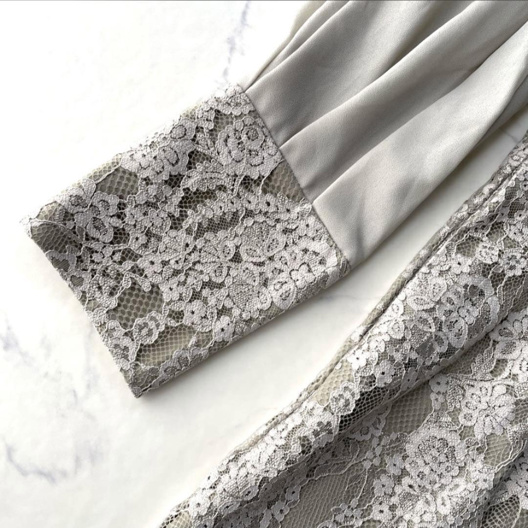 【新品】リルアー LERURE オールインワン パンツドレス グレージュ M