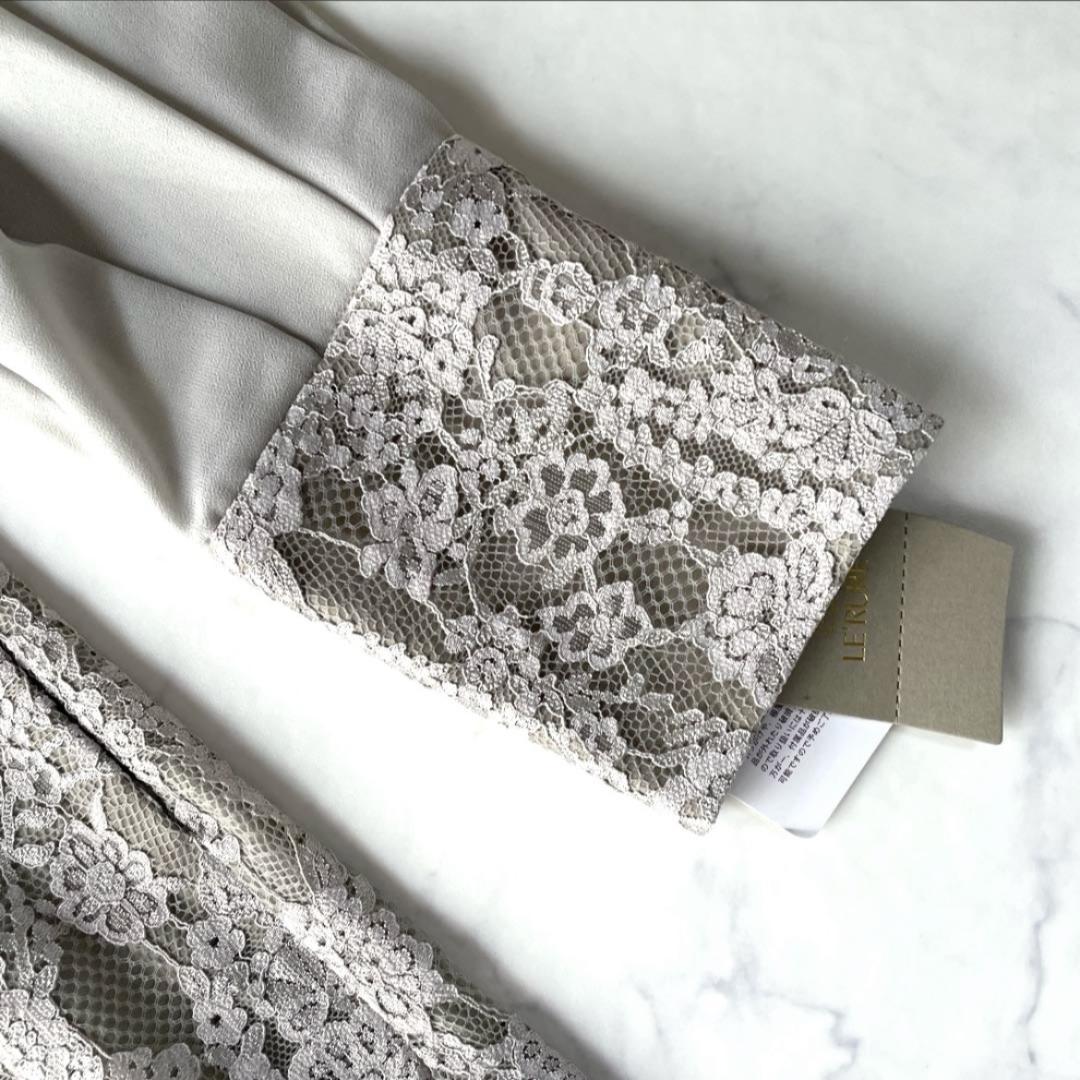 【新品】リルアー LERURE オールインワン パンツドレス グレージュ M