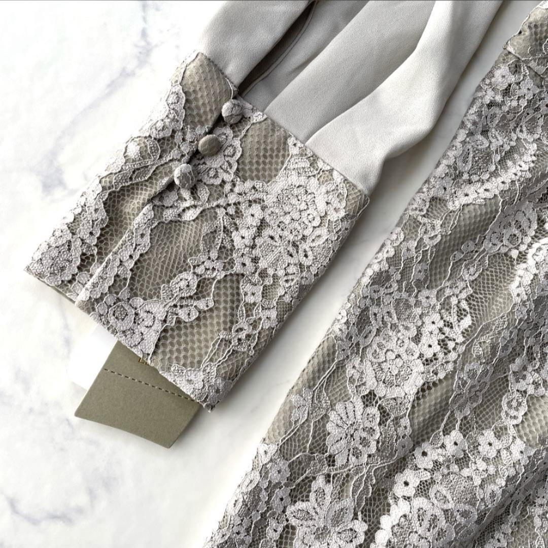 【新品】リルアー LERURE オールインワン パンツドレス グレージュ M