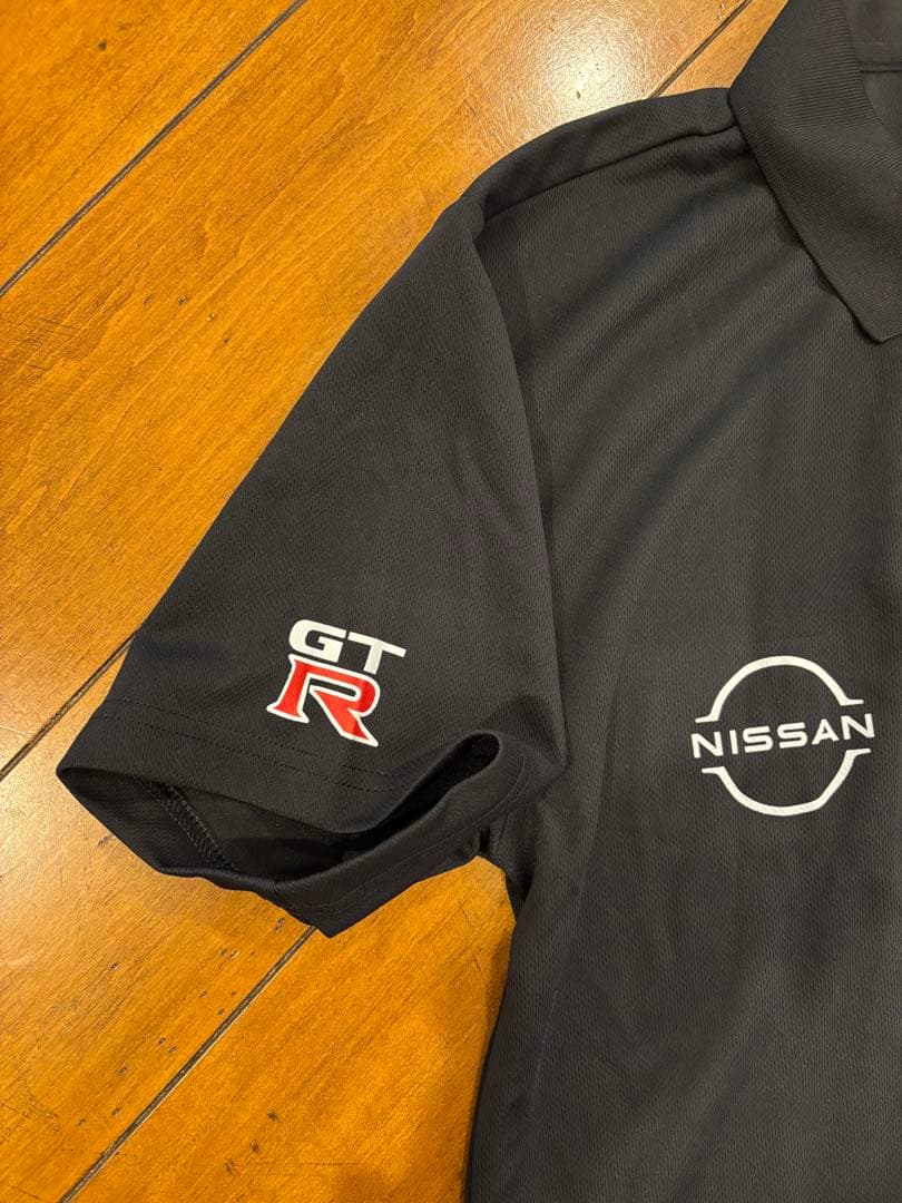 Nissan GT-R Tochigi Plant ポロシャツ 黒