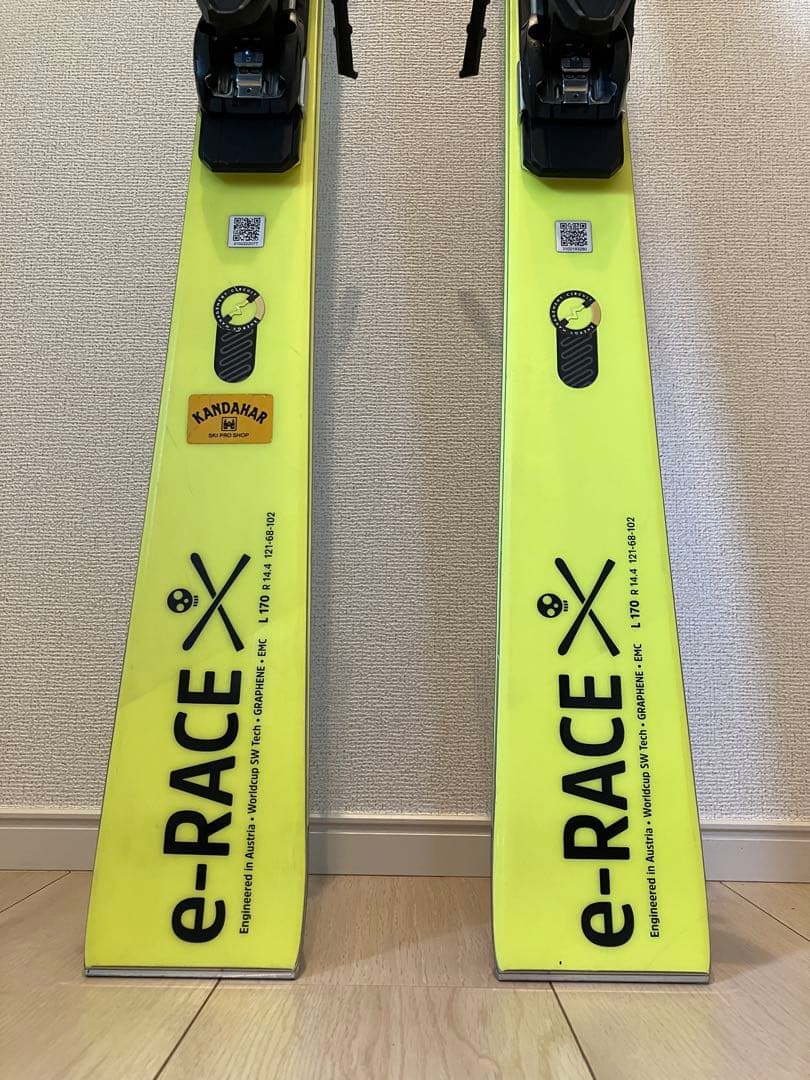 HEAD eRace X スキー 板170 使用６日