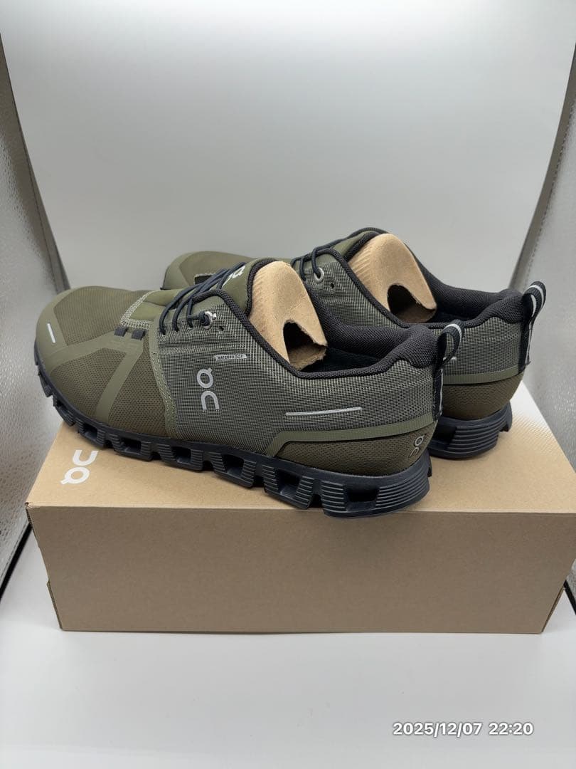 S*ん様 ON 防水Cloud5 Waterproof メンズ26cm オリーブ