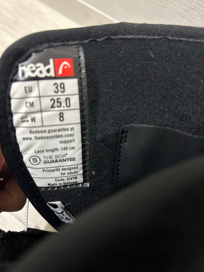 head BOAシステム スノーボードブーツ ブラック美品