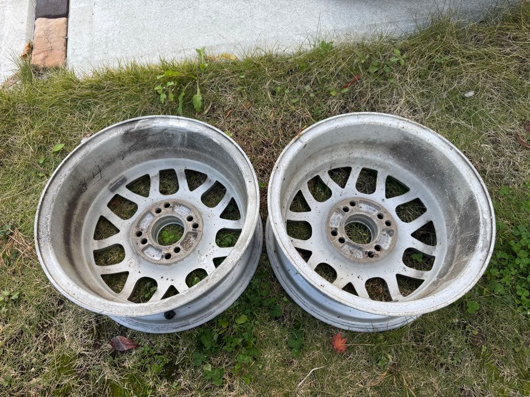 銀ブリジストン　14インチ　6j ＋38 PCD100 4H 2本