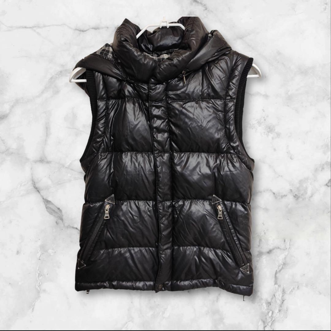 BURBERRY BLACK LABEL ダウンベスト Mサイズ