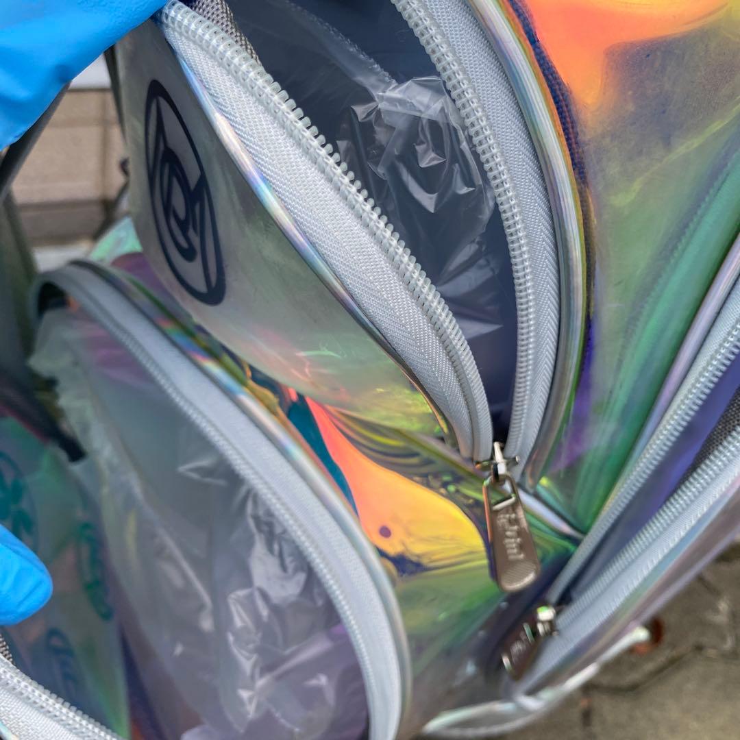 Mn様の専用ページ 新品未使用　虹色 透明ゴルフバッグ