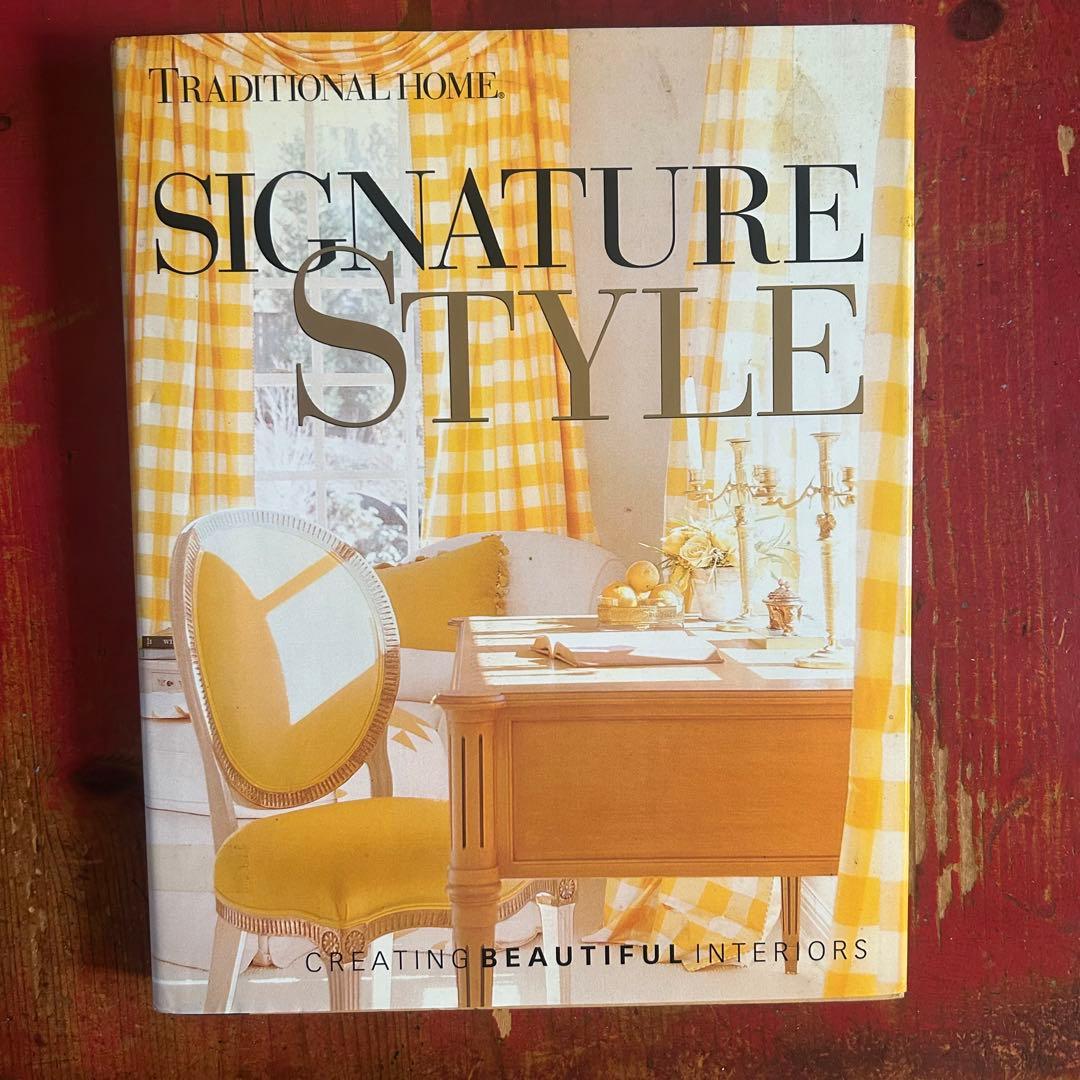 Signature Style インテリアデザイン　洋書　写真集　中古本