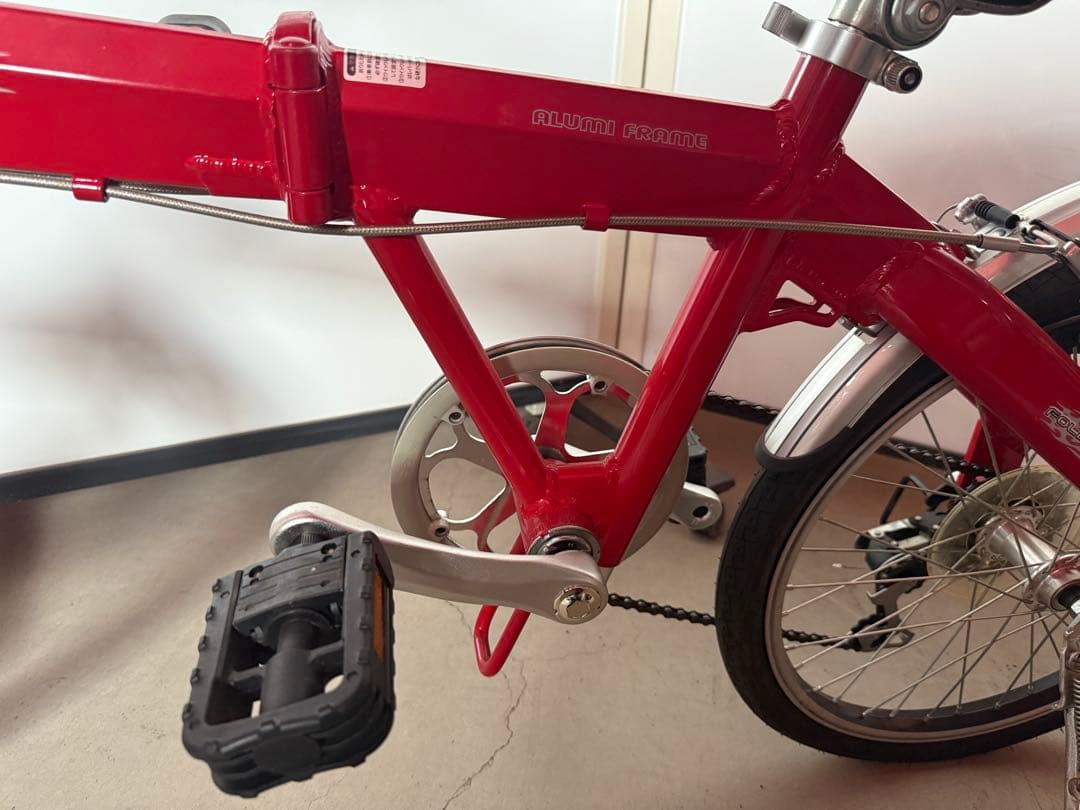 サカモトテクノ　カリブーライト・オート　ポリッシュ　6段変速　折り畳み20インチ