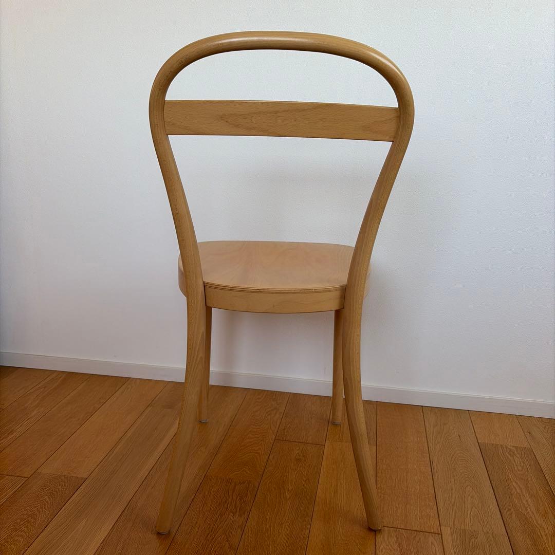 無印良品 THONET ブナ材曲げ木チェア・板座／ナチュラル